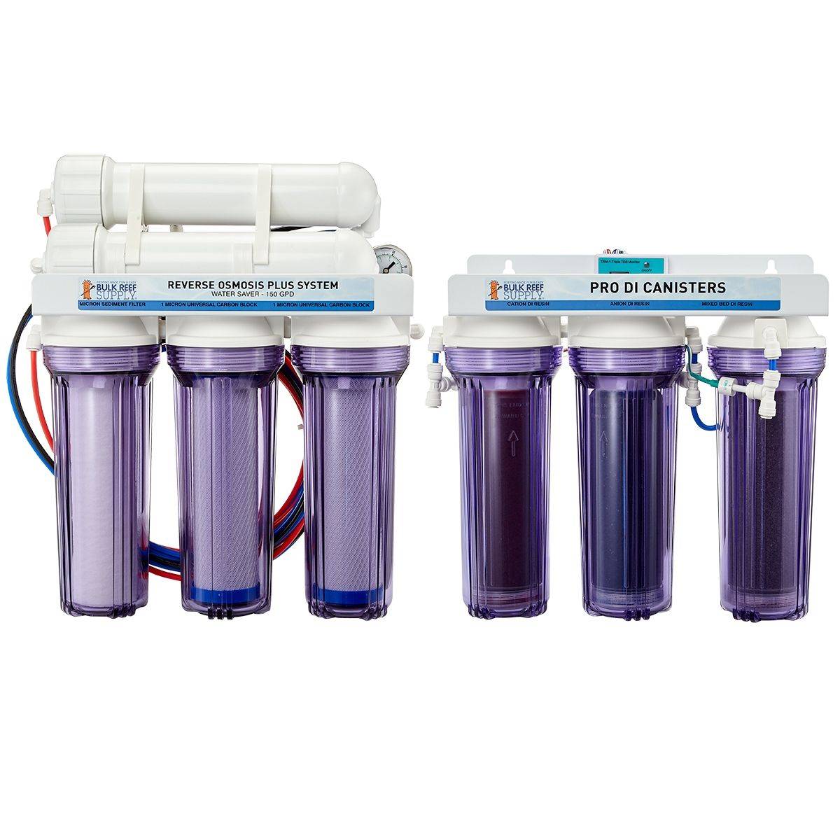 7 Stage PRO Plus 150 GPD Water Saver RO/DI System