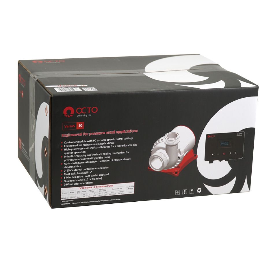 VarioS 10 Controllable DC Return Pump (4220 GPH)