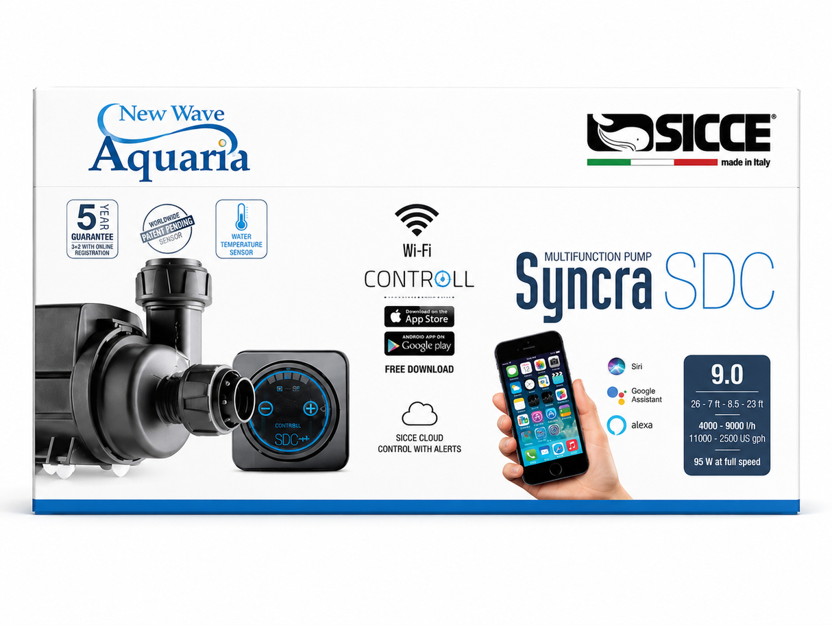 Syncra SDC 9.0 WiFi Controllable Pump (1000-2500 GPH)