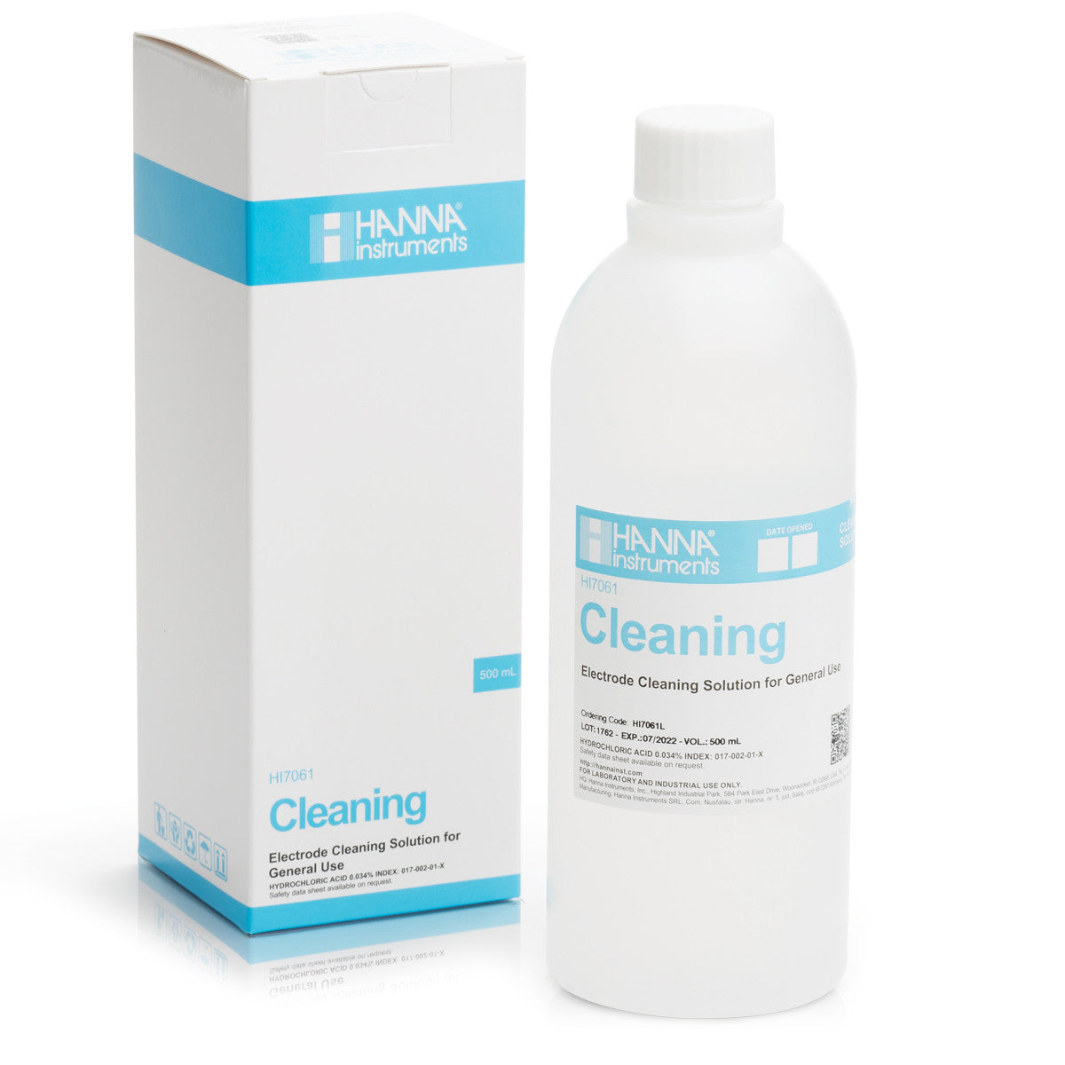 HANNA H17061 General Purpose pH Electrode Cleaning Solution (230 mL)