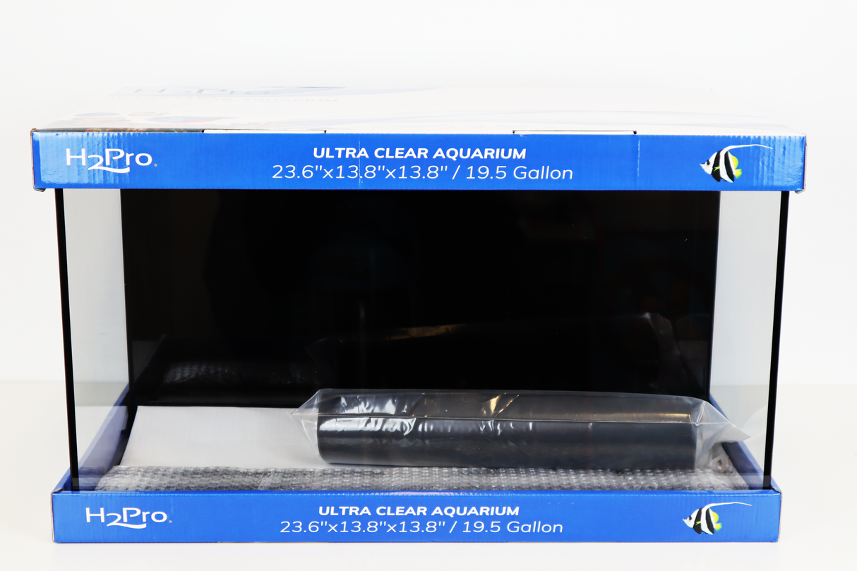 H2Pro 19.5 Gallon Ultra Clear Aquarium