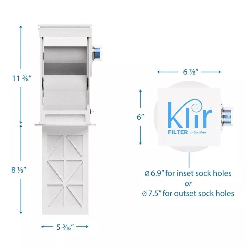 Di-7 Drop-In V2 Fleece Filter System