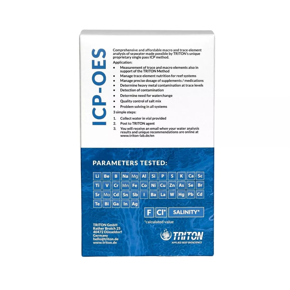 1-Pack ICP-OES Testing Kit