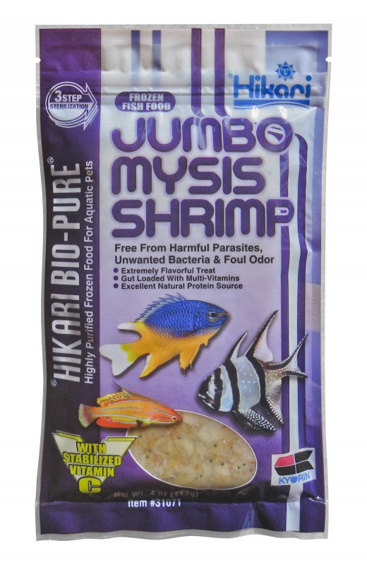 Hikari Frozen Jumbo Mysis Shrimp