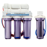 5 Stage Premium 150 GPD Water Saver RO/DI System