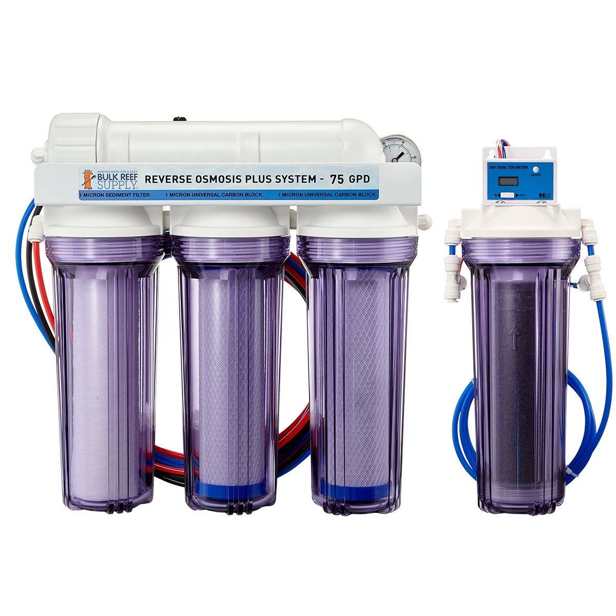 5 Stage Premium Plus 75 GPD RO/DI System – New Wave Aquaria