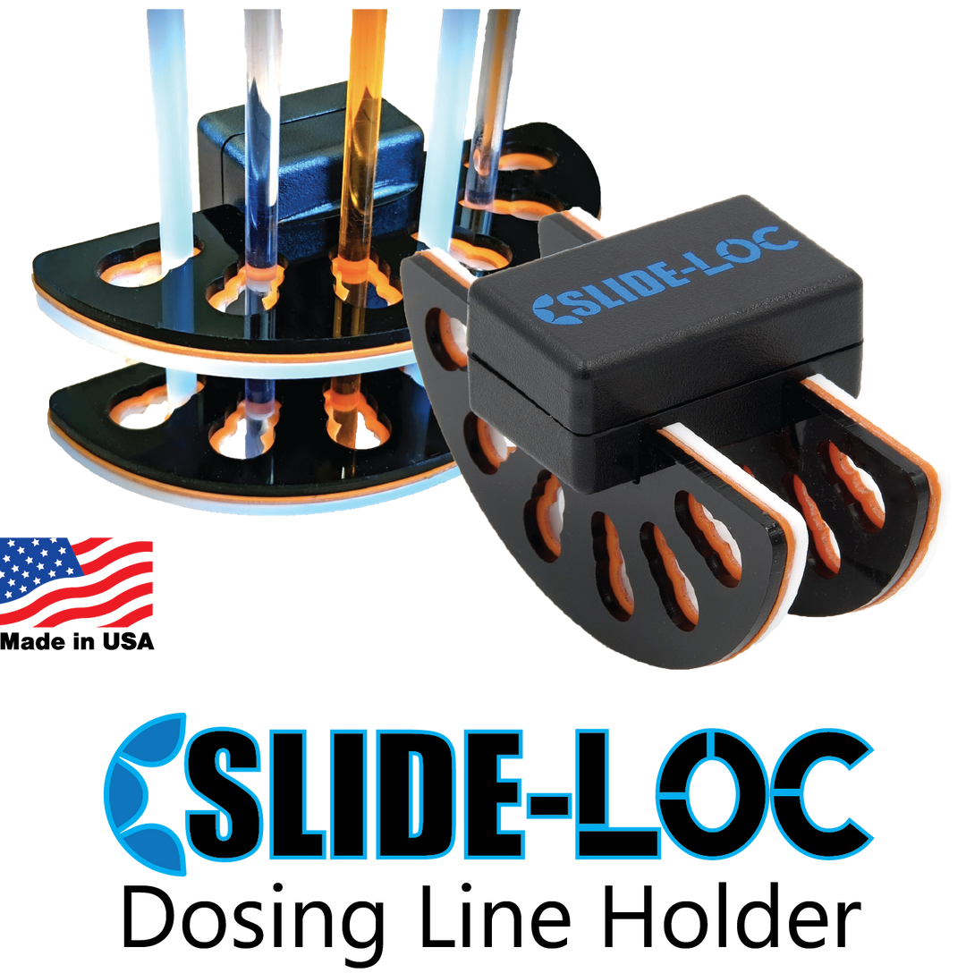 Universal Magnetic Dosing Line Holder - Slide Loc