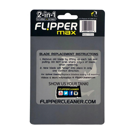 Flipper Max Plastic Replacement Blades