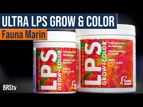 LPS Grow+Color Pellets Coral Food - Fauna Marin