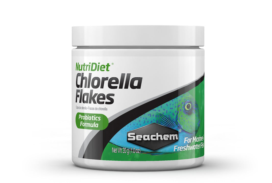 Nutridiet Chlorella Flakes Fish Food - Seachem